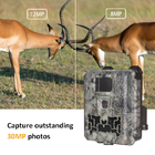 카메라 번호 빛 30MP 1080P HD 0.3s 트리거를 추적하는 940nm 야생생물 여파